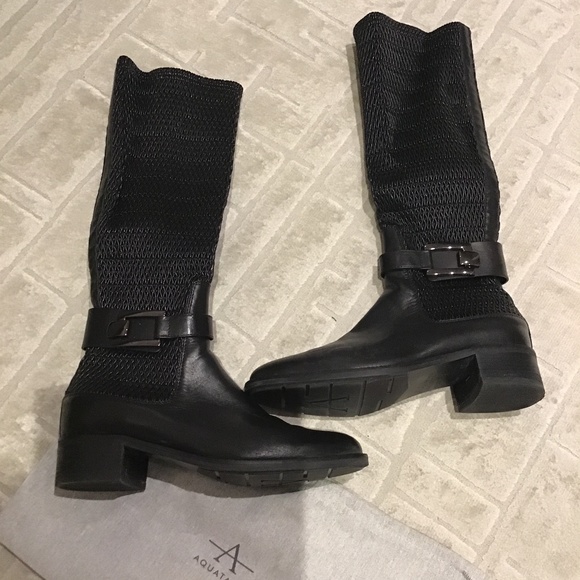 Aaquatalia Black Boots - Picture 4 of 6